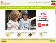 Tablet Screenshot of clevertoys.ro